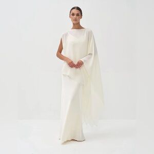 NÓRA Orla Cape Maxi Dress XS